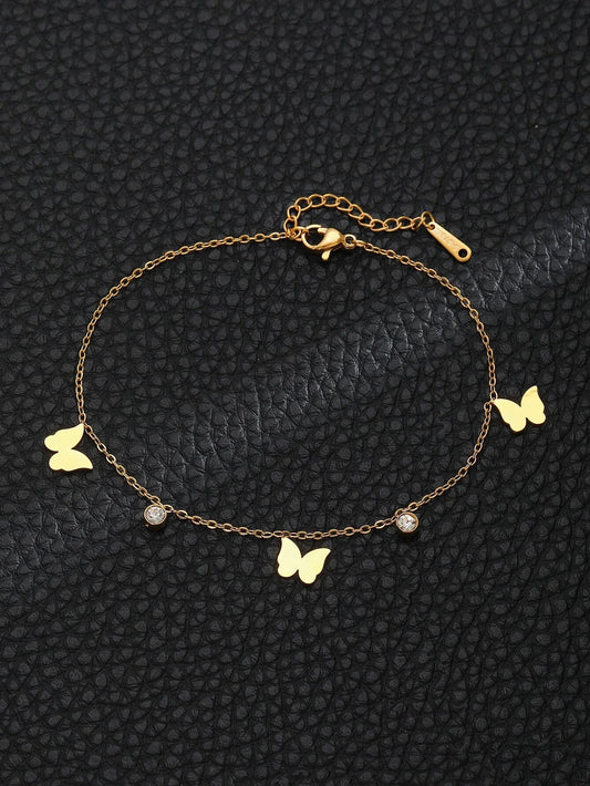 Exquisite Butterfly Decor Stainless Steel