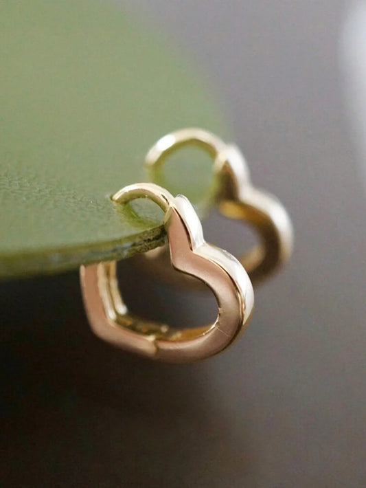 Fashionable Heart Shape Stud Earrings