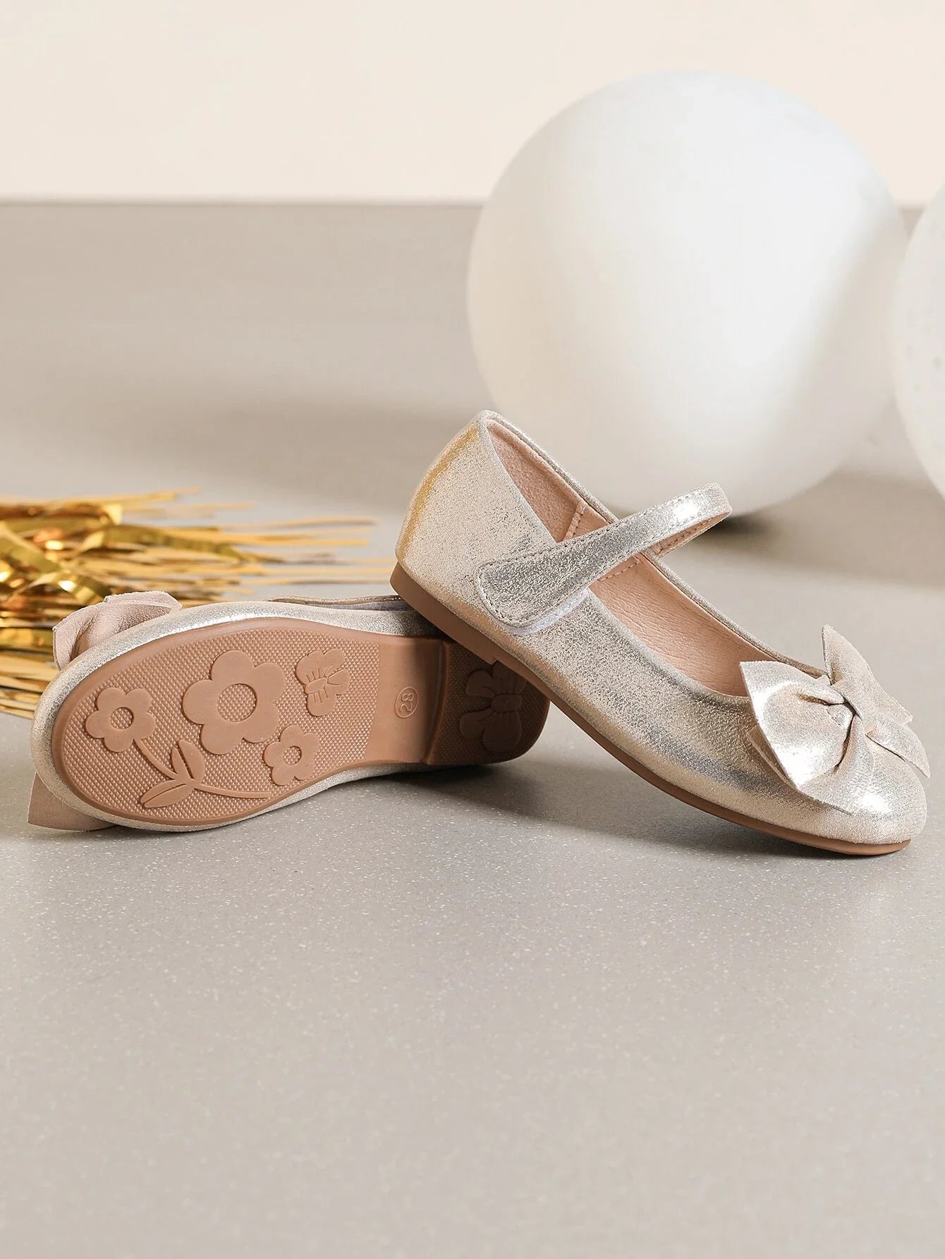 Bow Decor Mary Jane Flats
