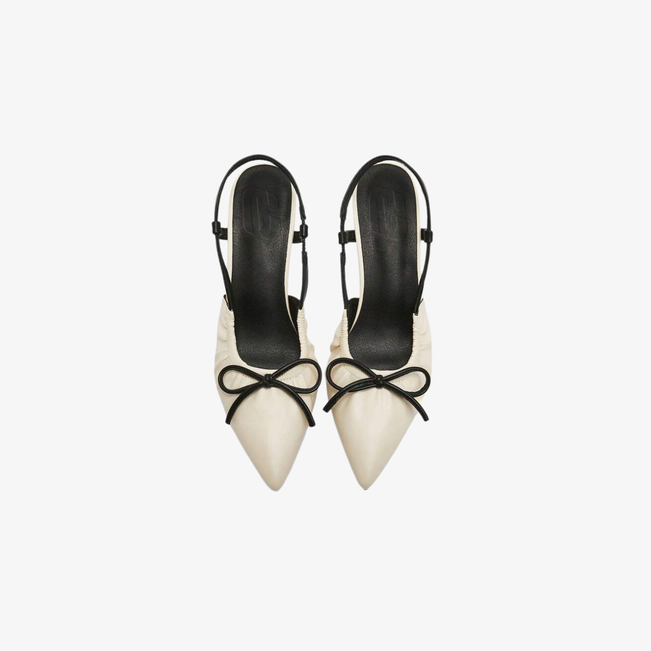 Cream-Colored Slingback Heels