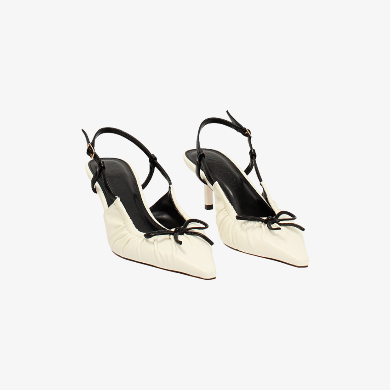 Cream-Colored Slingback Heels