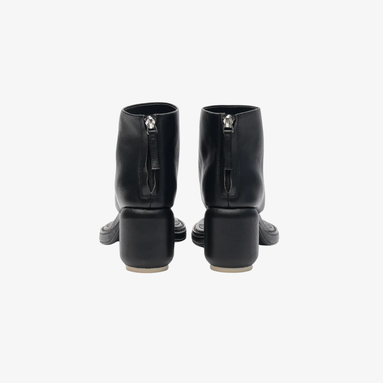 Modern Open Toe Leather Boots